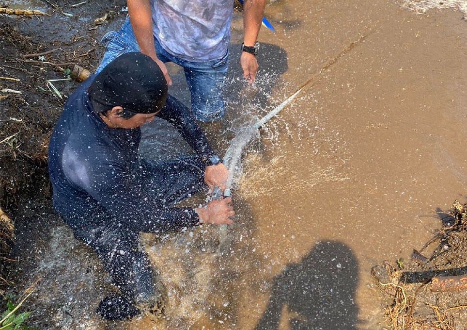 水道管破裂