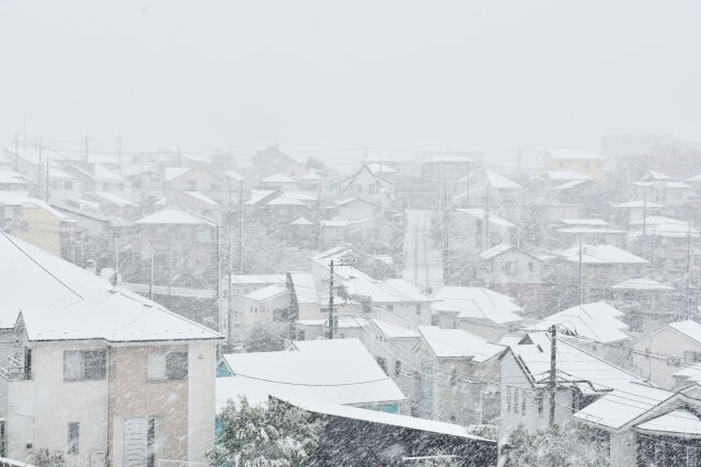 冬の町